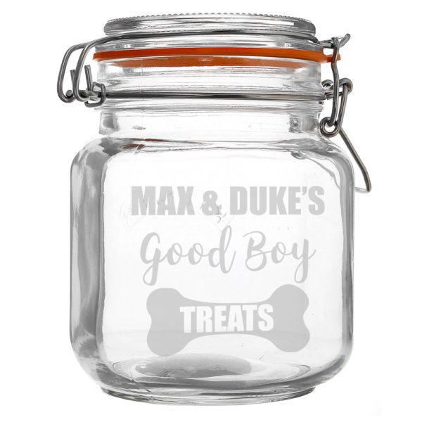 Good Boy Treats Glass Kilner Jar