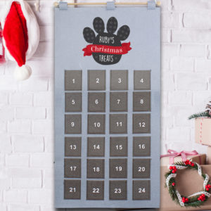 Pet Advent Calendar In Silver Grey
