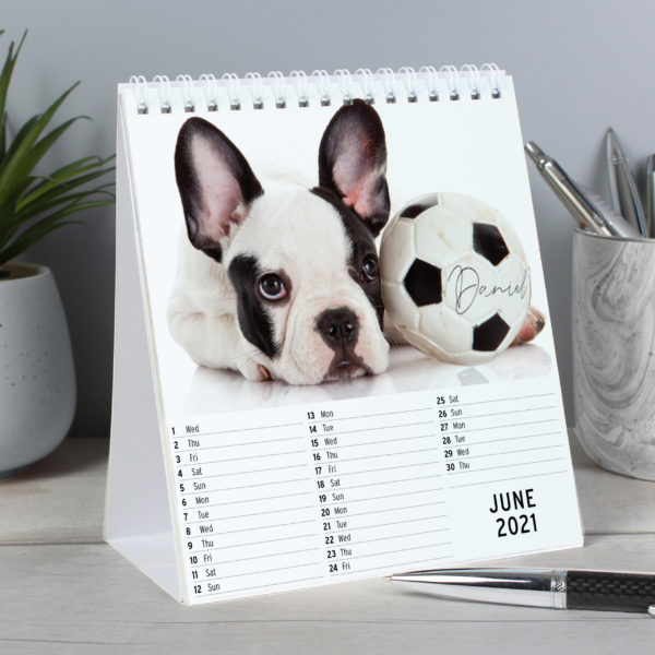 Barking Mad Dog Desk Calendar
