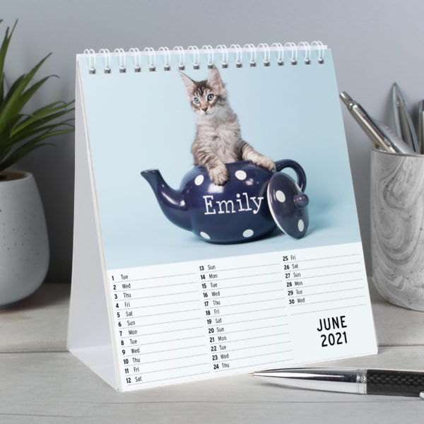 Cats and Kittens Desk Calendar