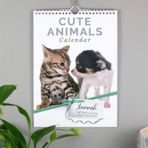 A4 Cute Animals Calendar