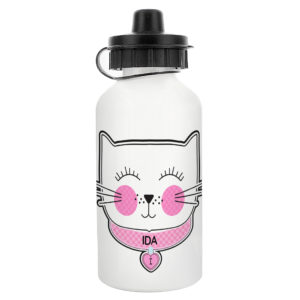Cute Cat Drinks Bottle