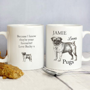 Loves Pugs Mug