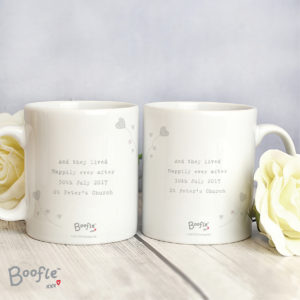 Boofle Wedding Couple Mug Set