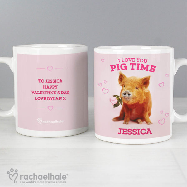 Rachael Hale 'I Love You Pig Time' Mug