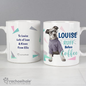 Rachael Hale 'Ruff Before Coffee' Dog Mug
